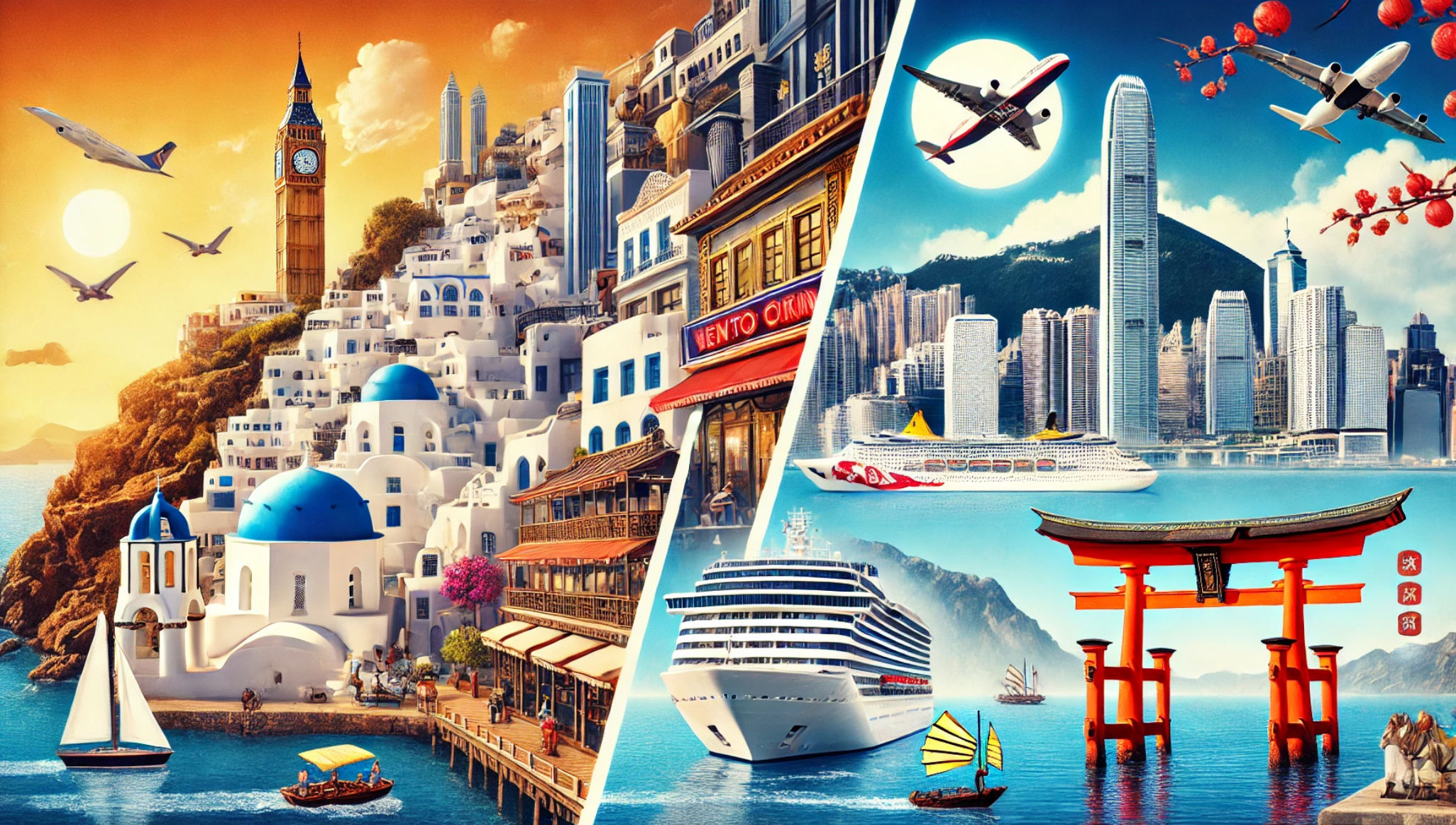 유럽과 아시아 크루즈 비교