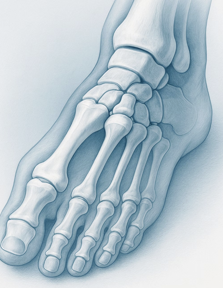 왜 하필 엄지발가락과 발등일까?