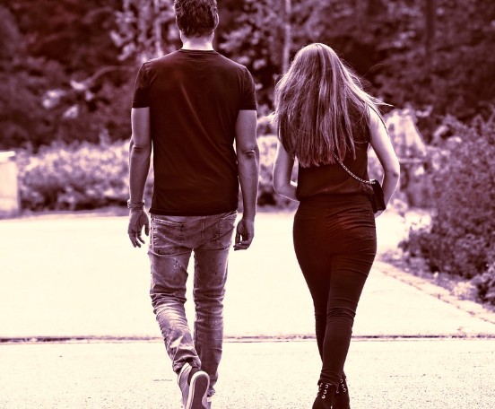 일광욕을 하면 산책