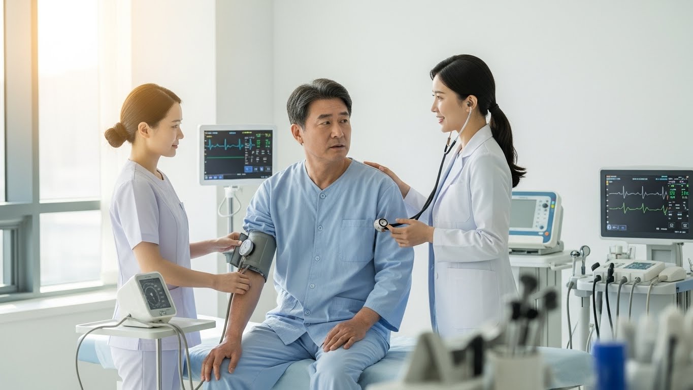 지역별 종합검진 가격차를 주제로 한 정보 콘텐츠용 이미지