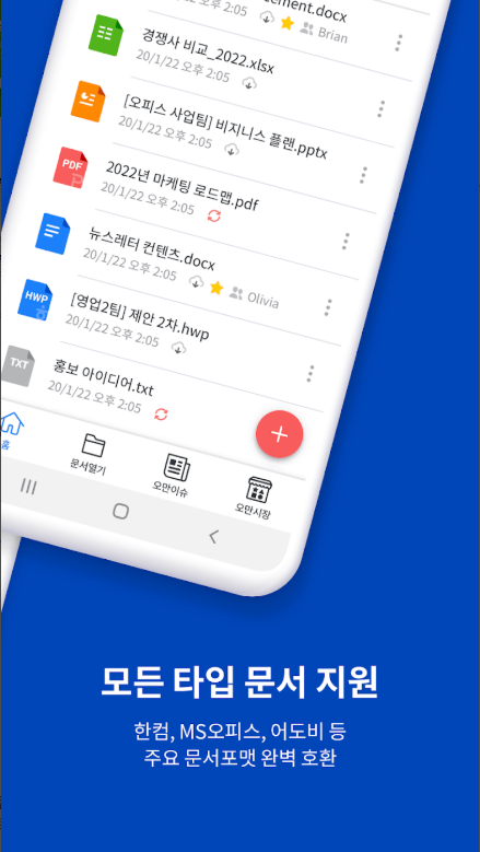 폴라리스 오피스, 한글(HWP), MS 오피스, PDF, 문서 파일 편집