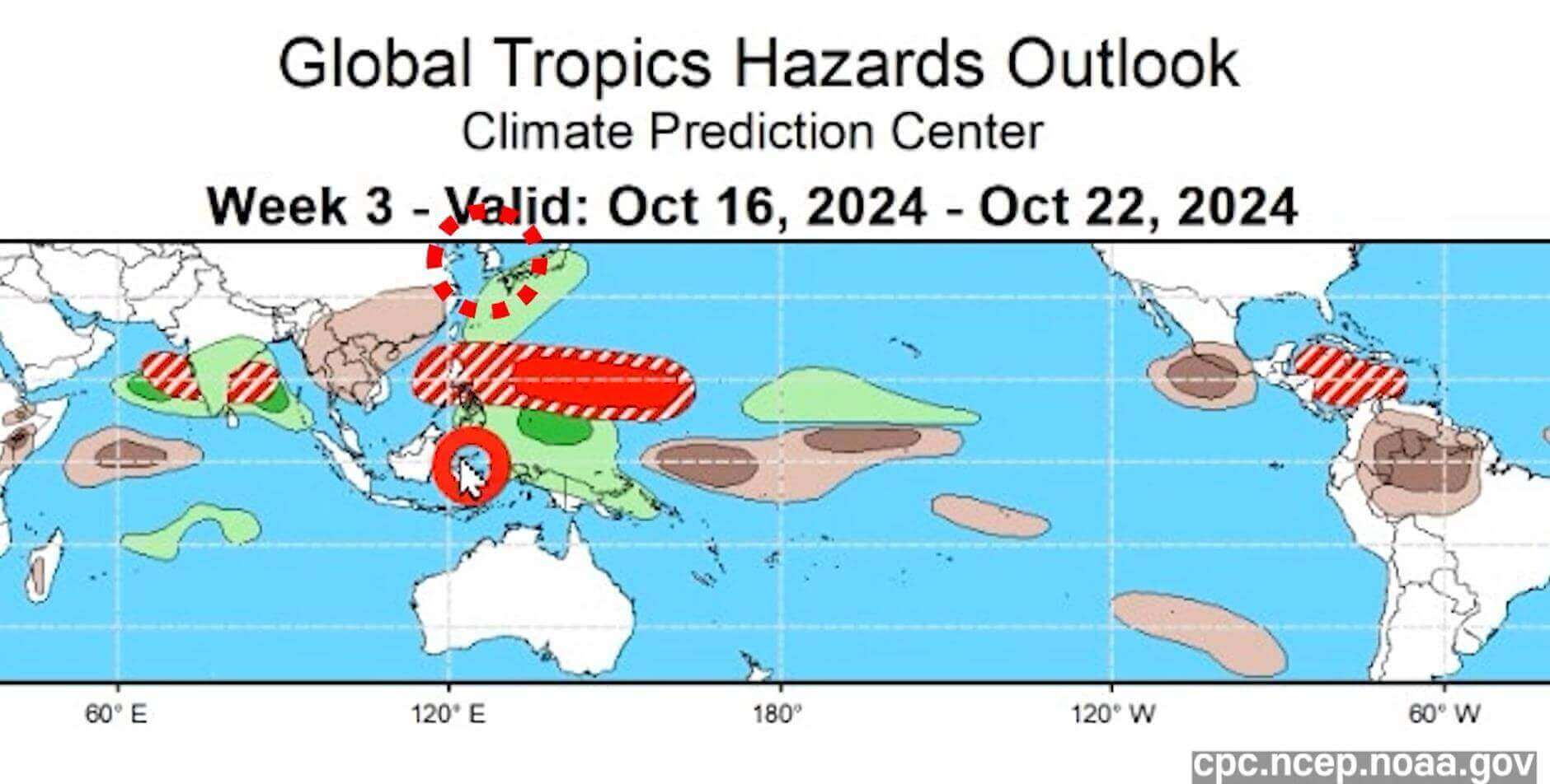 열대지방 위험 기상 전망