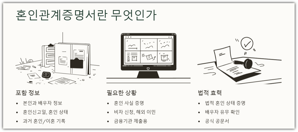 혼인관계증명서란 무엇인가?