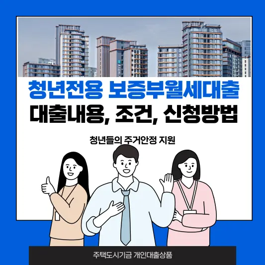 청년전용 보증부월세대출 대출내용, 조건, 준비서류, 신청방법 총정리