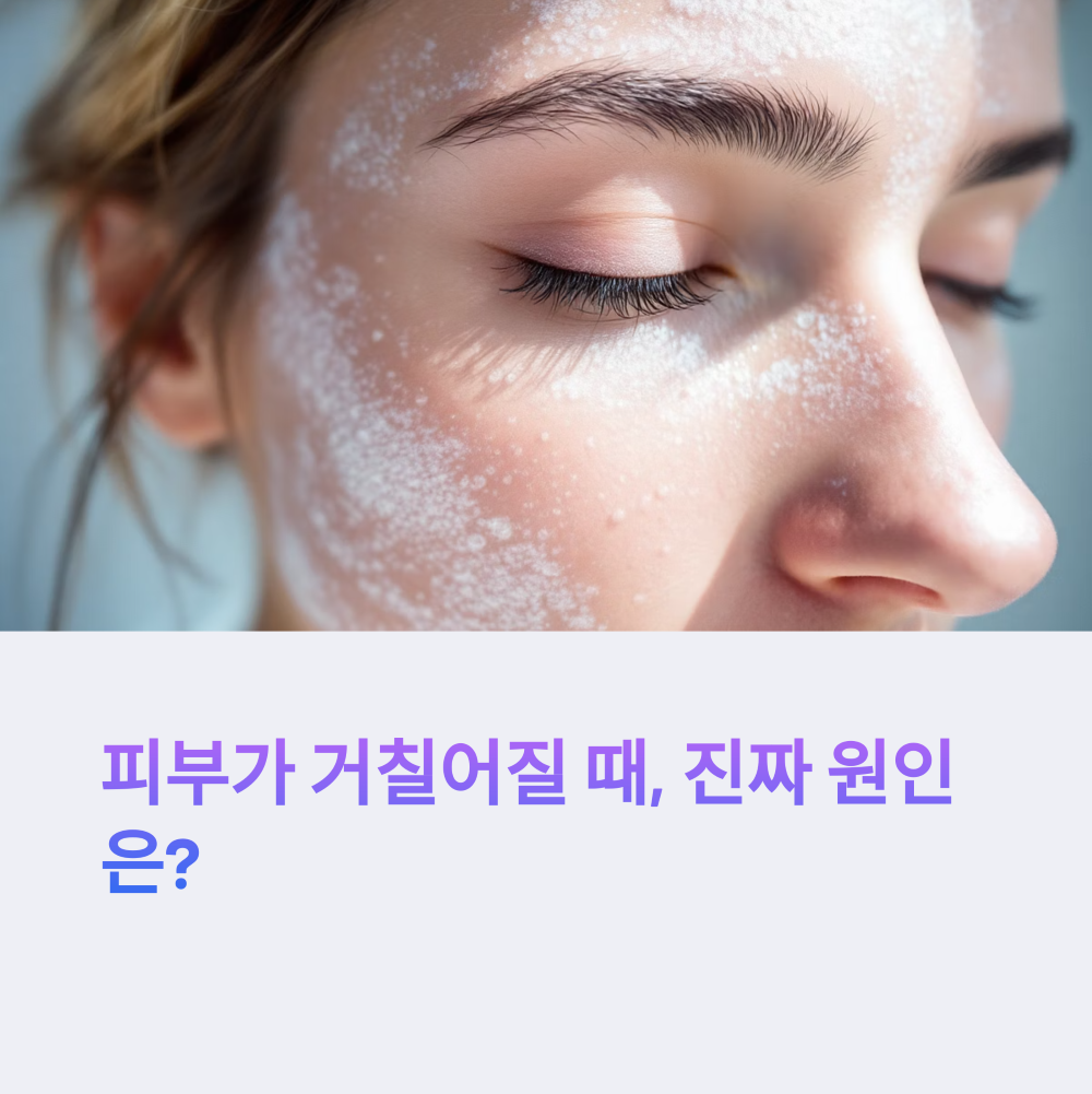 피부가 거칠어질 때 놓치는 첫 단계 썸네일