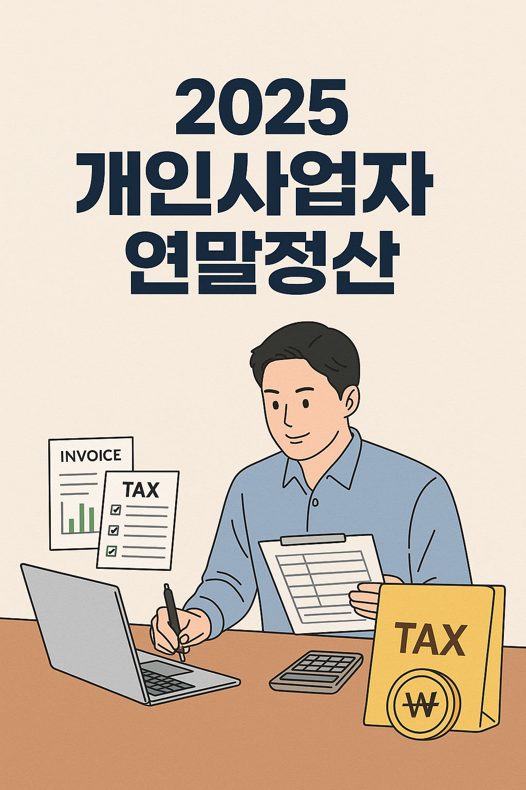 개인사업자 연말정산 환급 관련 사진첨부