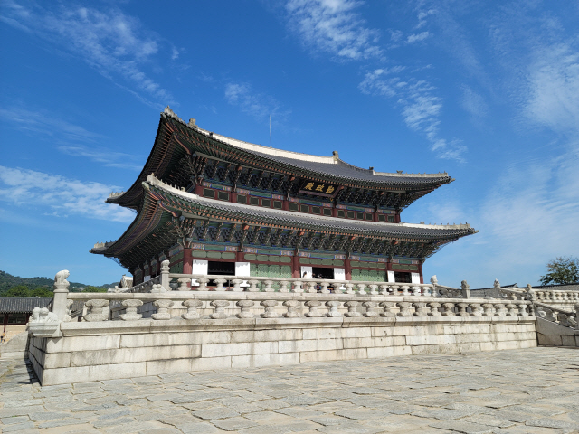 경북궁 근정전 전경 사진