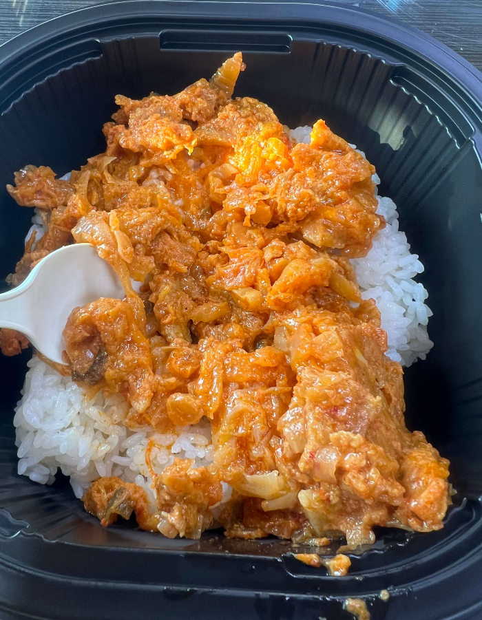 김치제육과-쌀밥
