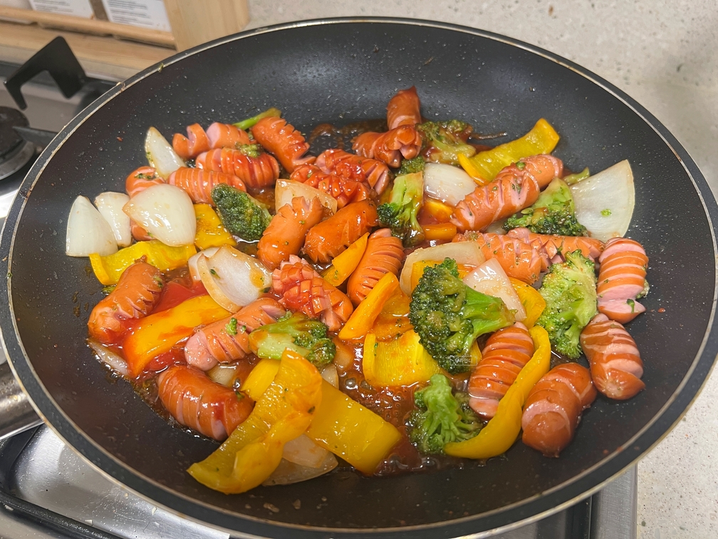 잘 섞이기만 하면 완성이에요