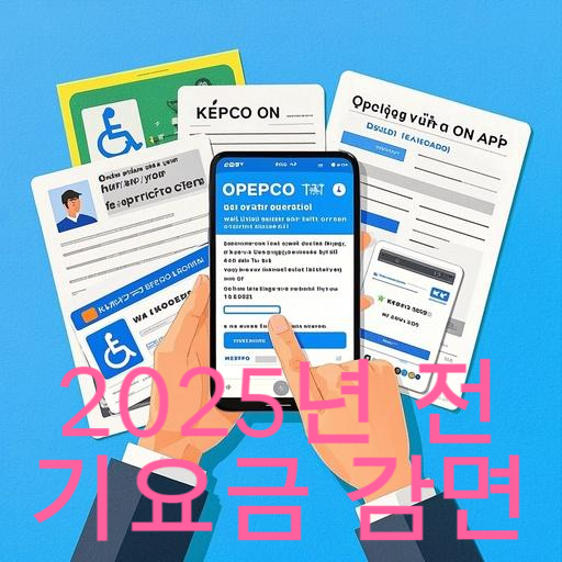 2025년 전기요금 감면 완벽 가이드