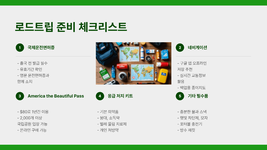 2025 미국 국립공원 로드트립 완벽 가이드 차량 루트 추천 A to Z