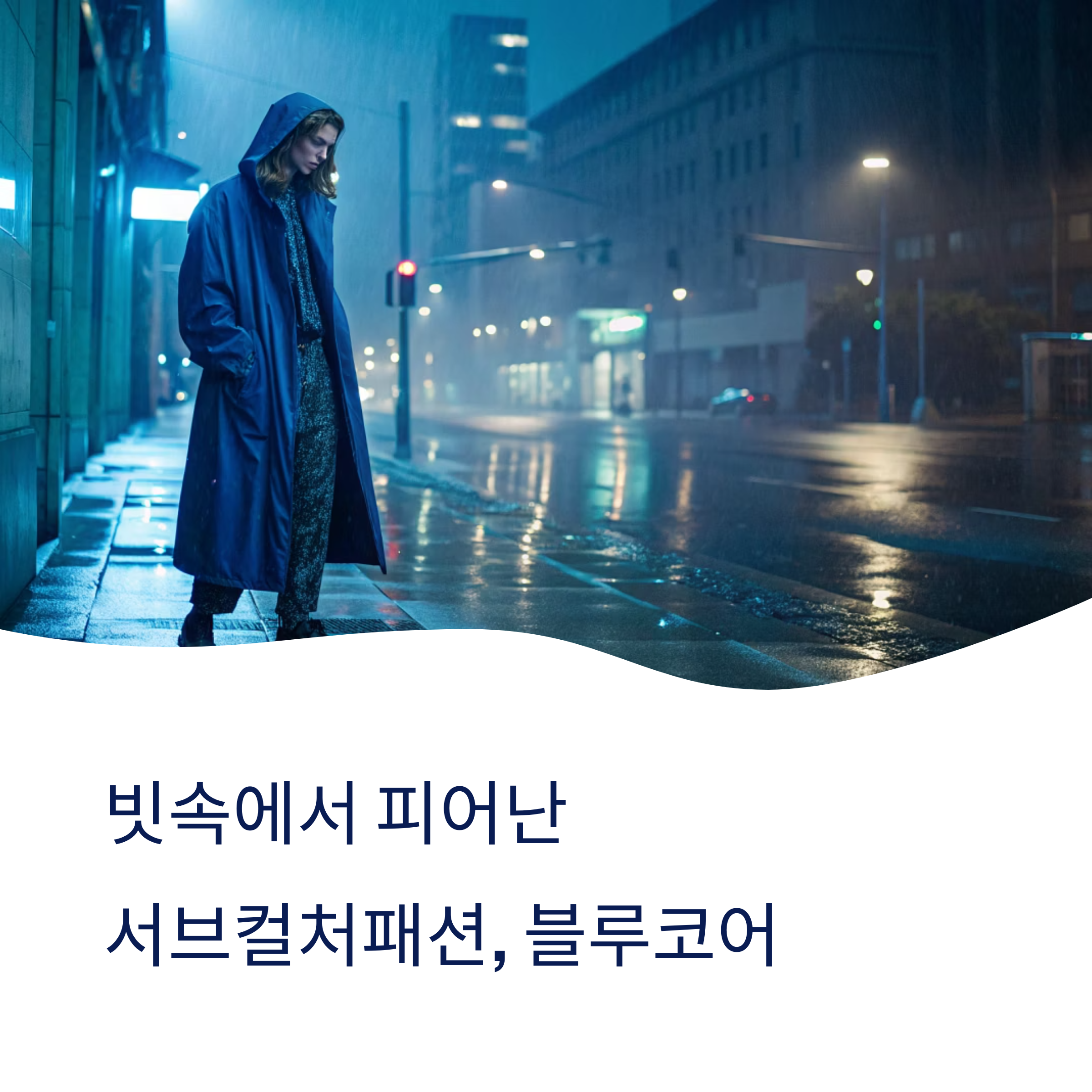 빗속에서 피어난 서브컬처패션, 블루코어(Bluecore)의 서정적인 멜랑콜리