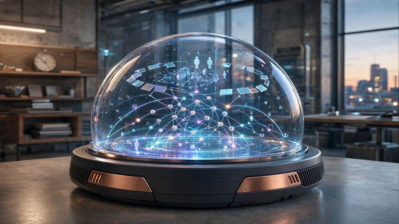 <img src="future-prediction-intro.jpg" alt="미래를 예측하는 인공지능 기기의 개념을 시각화한 이미지">