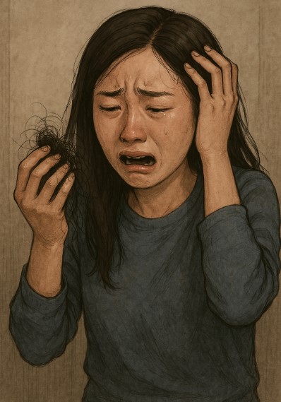 머리카락이 빠지는 꿈 해몽 – 자존감 저하?