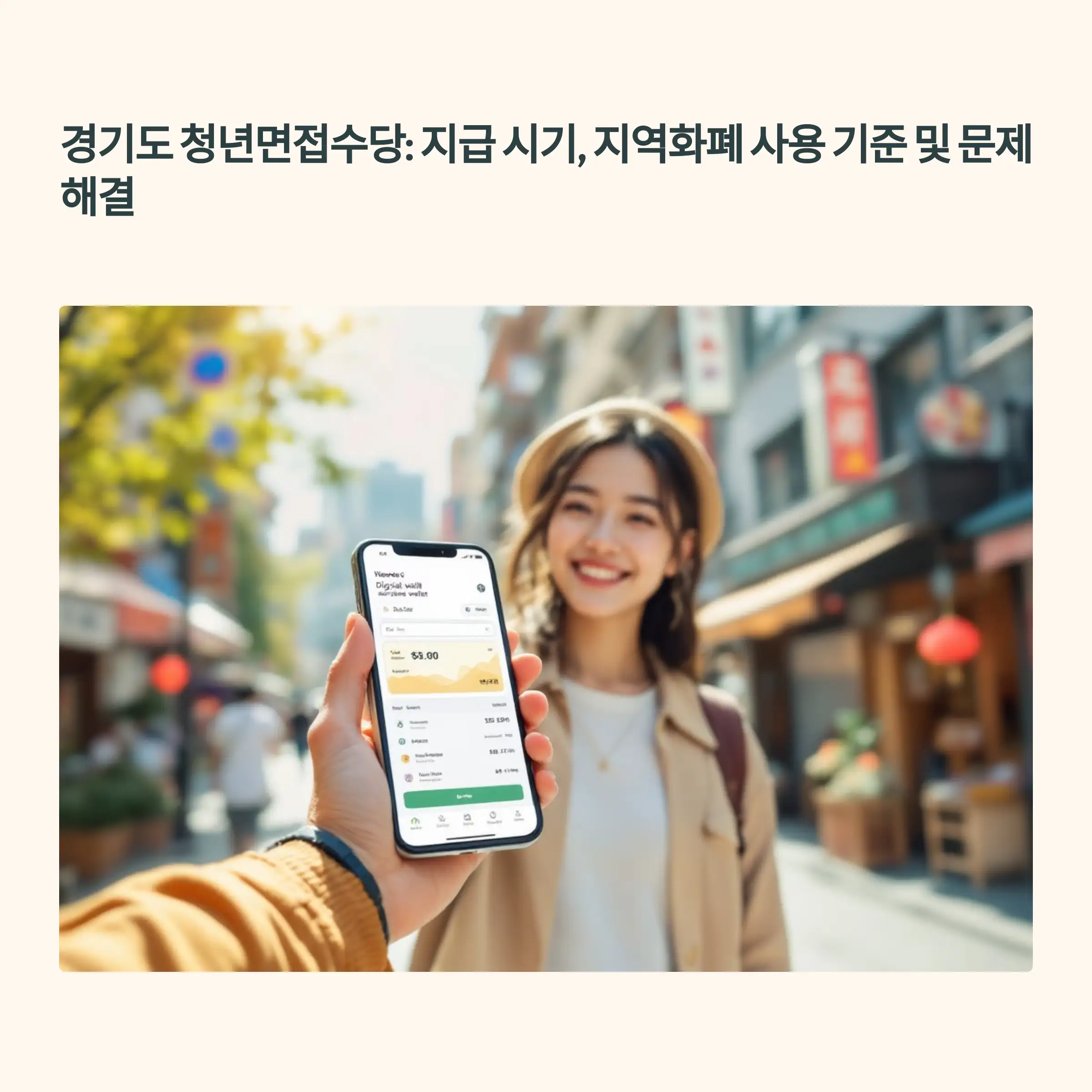 경기도 청년면접수당 지급 시기