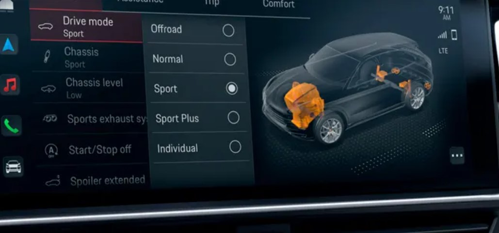 카이엔-e-하이브리드-주행모드