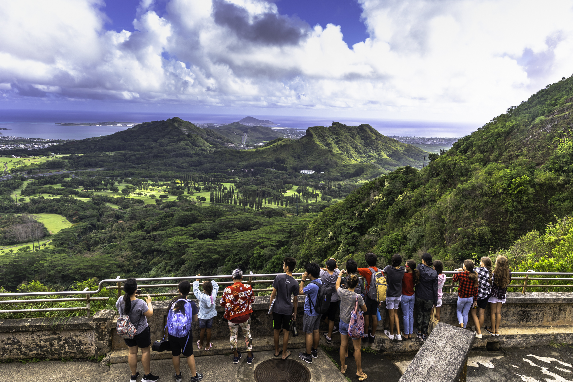 하와이 바람산 전망대