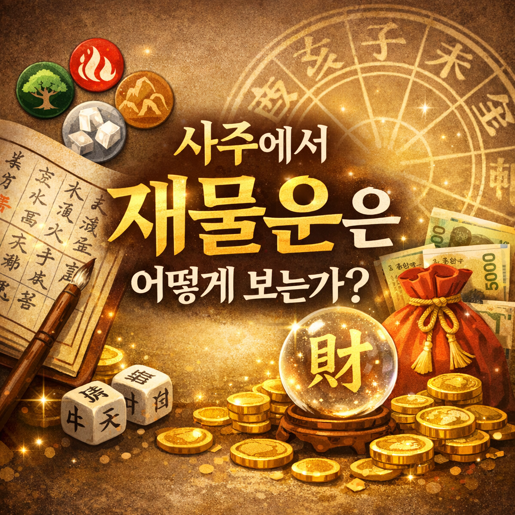 사주에서 재물운은 어떻게 보는가?