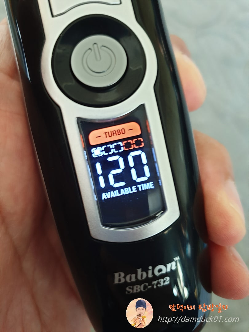 바비온 SBC-732 터보 이발기 디스플레이