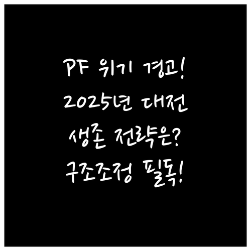 장기 구조적 조정 PF 리스크 202..