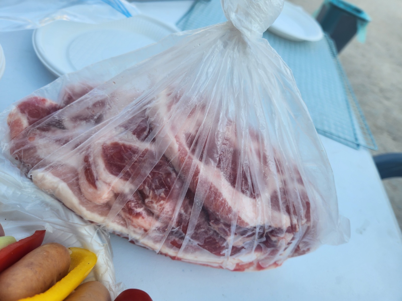 해운대메이커교육센터 캠핑 고기