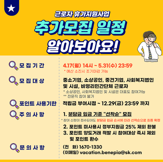 근로자 휴가비 지원사업