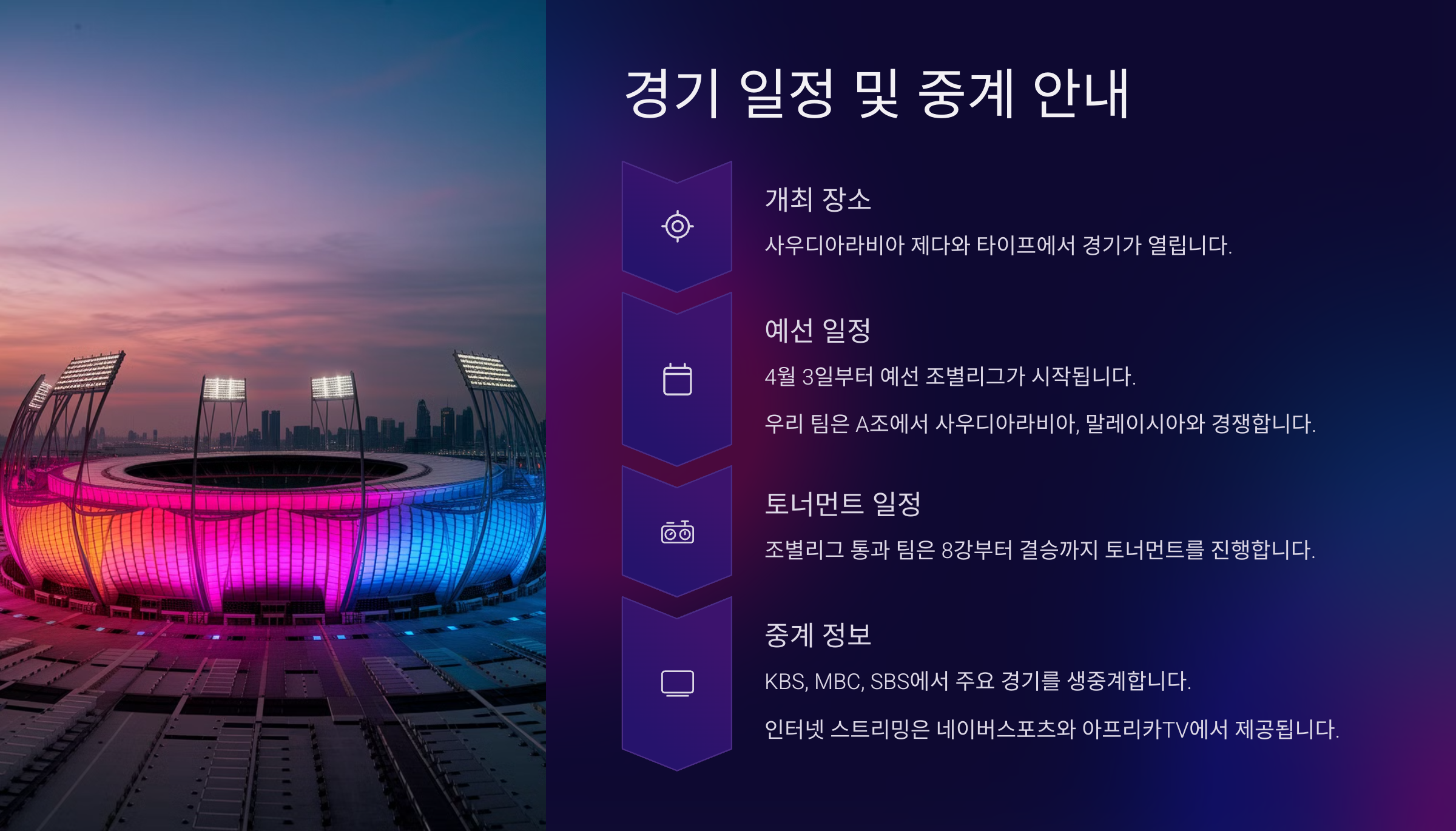 U-17 아시안컵 대한민국 일정과 중계방송