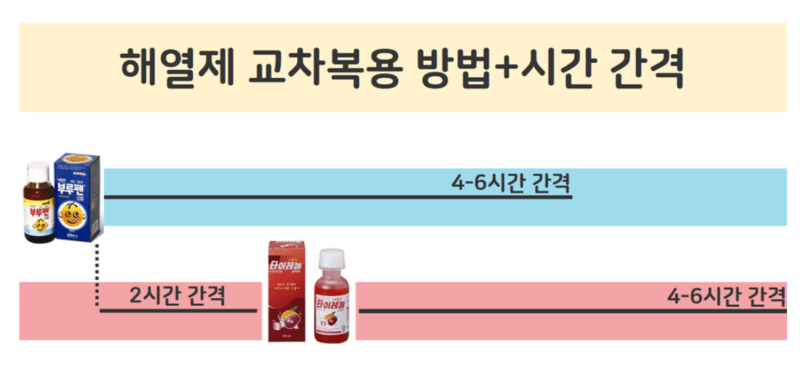 교차복용 시간