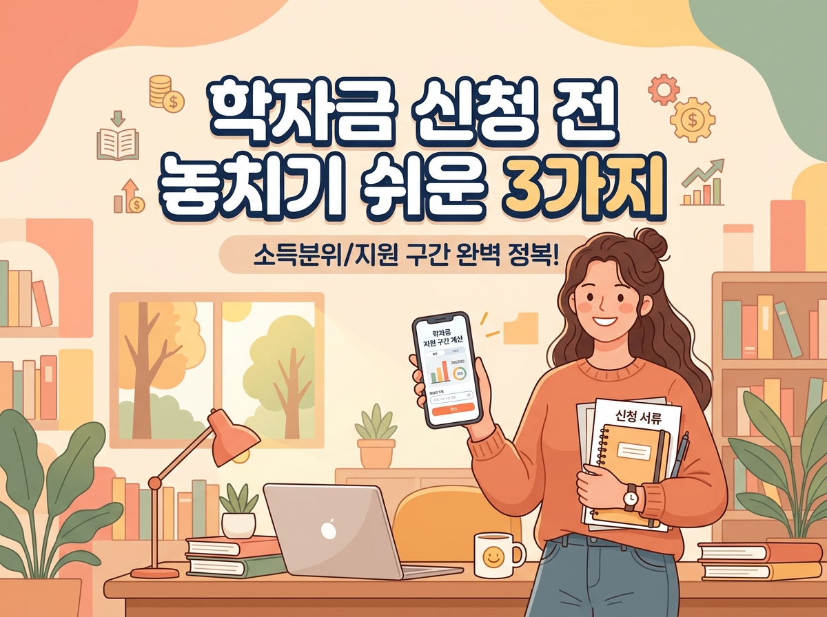 학자금 신청전 유의사항 3가지