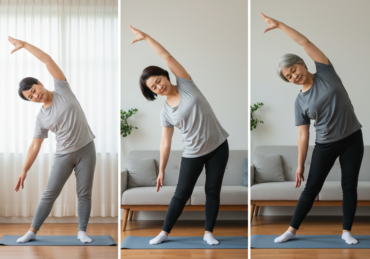 관절 부담 줄이는 아침·저녁 스트레칭 7가지 – 하루 10분으로 유연성·통증 개선 완벽 가이드