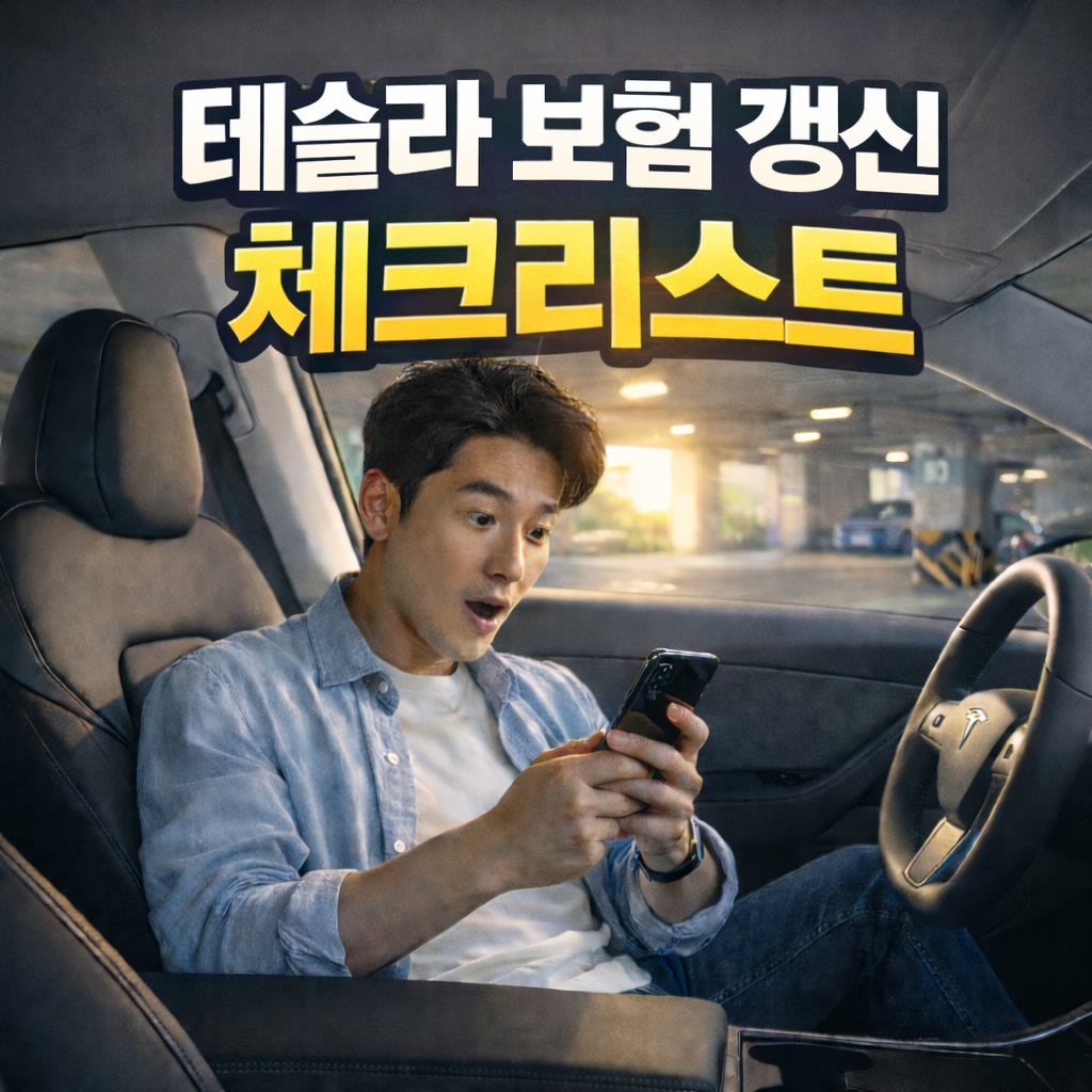 테슬라 보험 갱신 2026 체크리스트