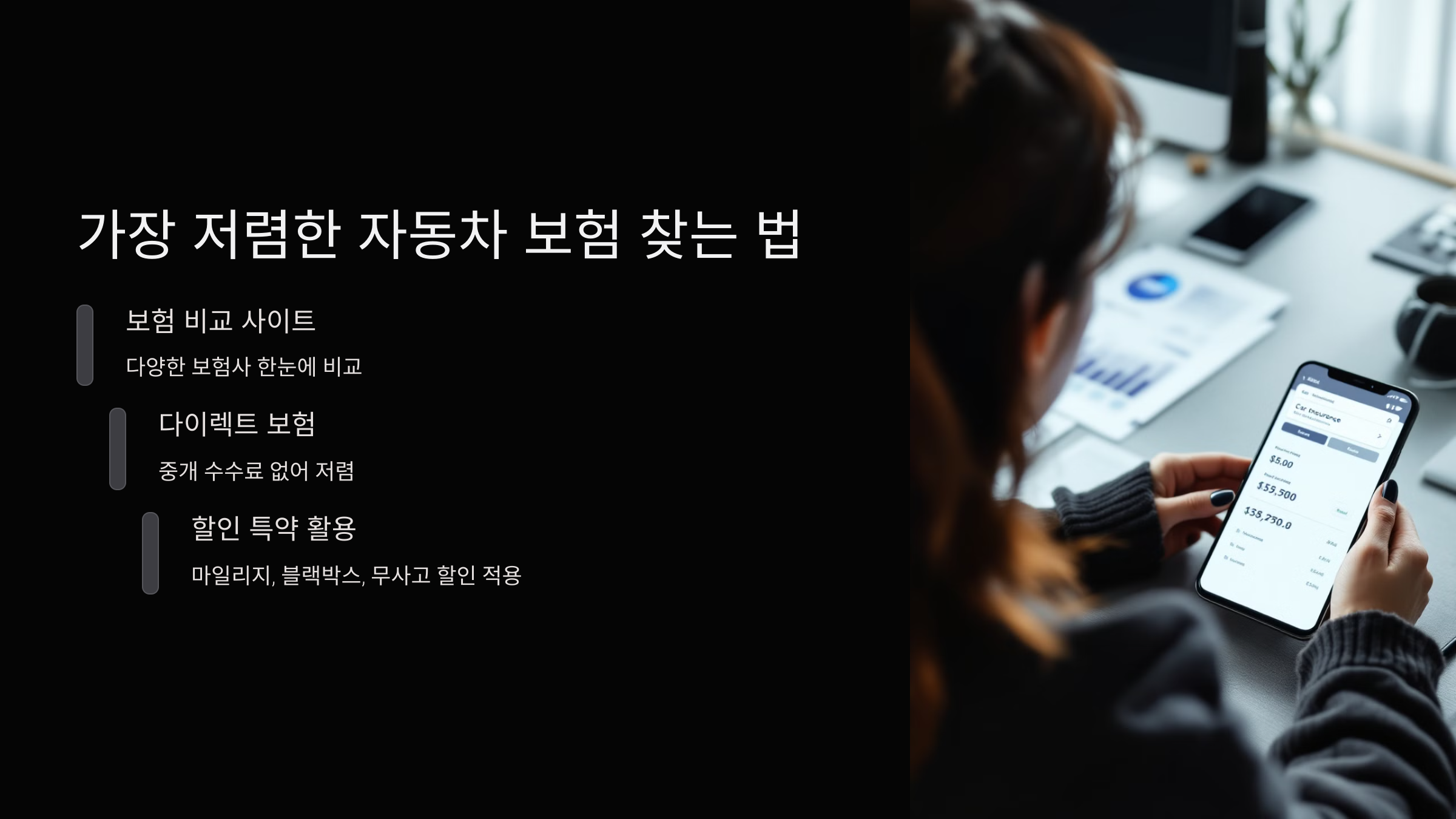 가장 저렴한 자동차 보험 찾는 법