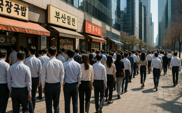 여의도 직장인 점심 관련 사진