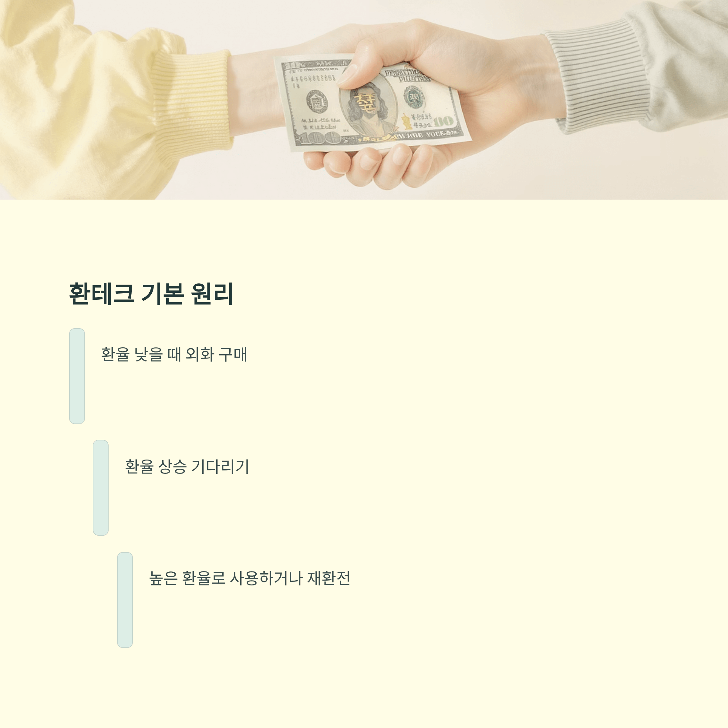 환테크 방법