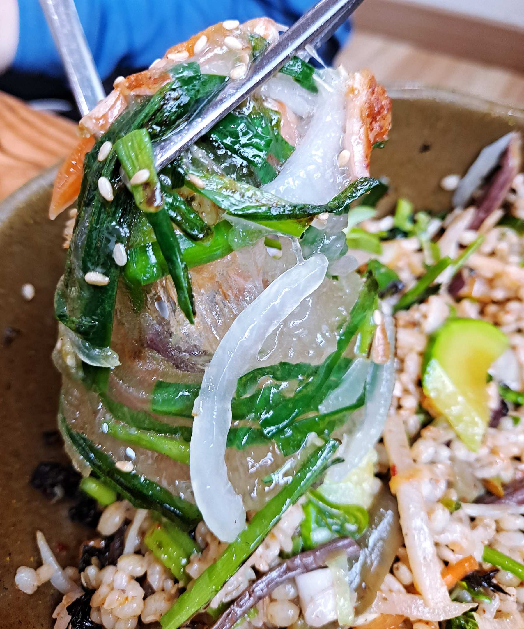 해물감자전 한젓가락