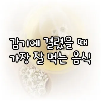 감기에 좋은 음식 5가지 자연에서 찾은 면역력 보약 건강식품_19