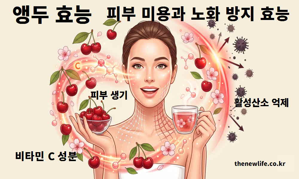 앵두 효능 피부 미용 노화 방지