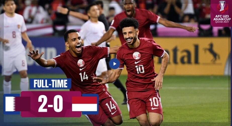 신태용 인도네시아 U-23 카타르 아신안컵 조별리그 결과 1차전 패배 경기 영상 A조 순위 일정