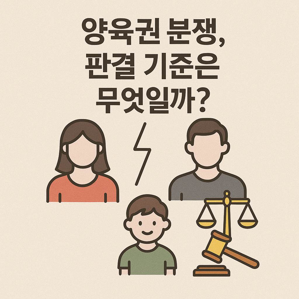 양육권 분쟁, 판결 기준은 무엇일까?