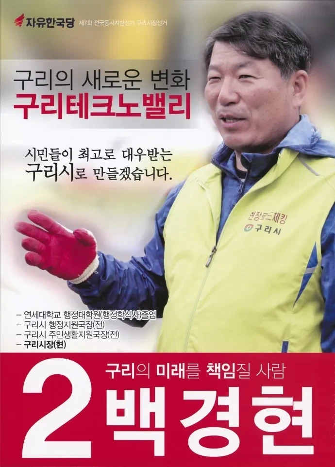 백경현 구리시장 정치 경력