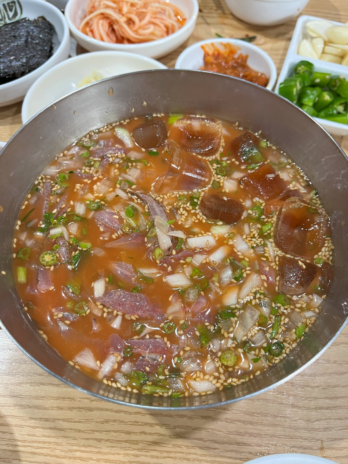 자리돔 물회