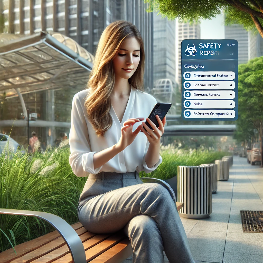 안전신문고 모바일 신고 관련 그림