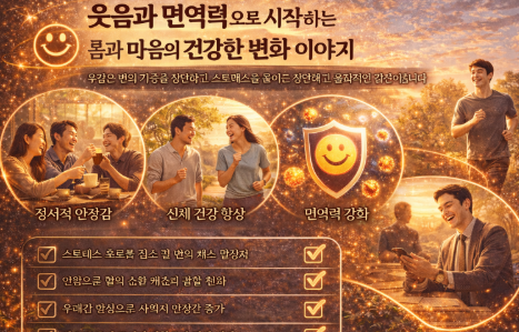 사람들이 앉아 웃고 있는 모습