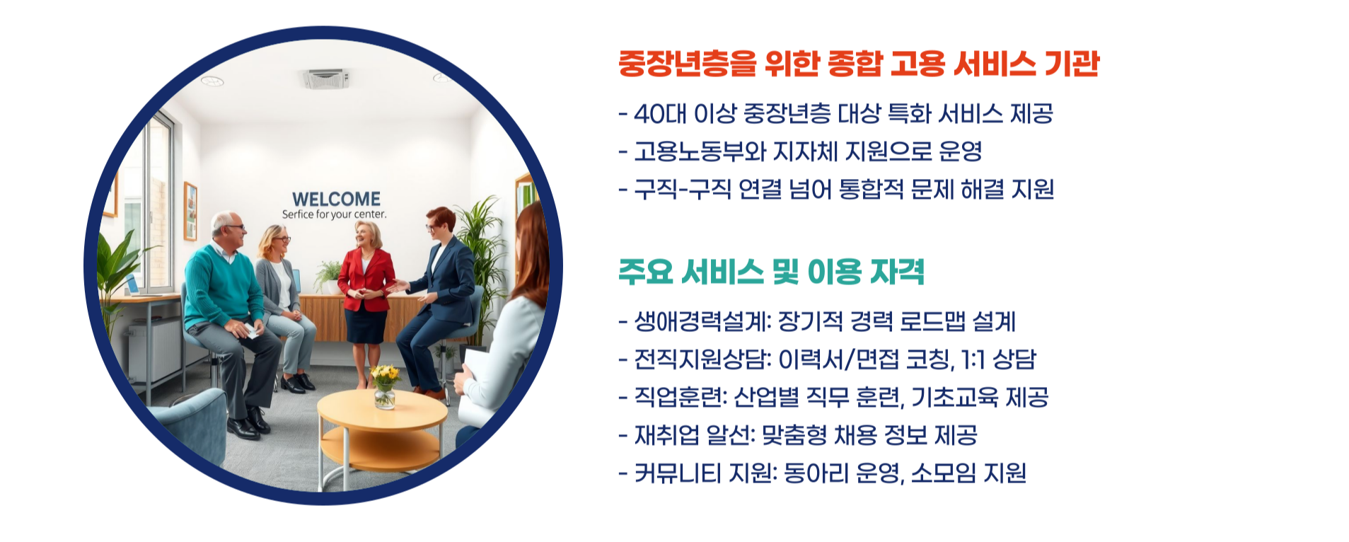 중장년 일자리 지원센터 교육부터 취업까지 총정리 블로그 글 이미지 2