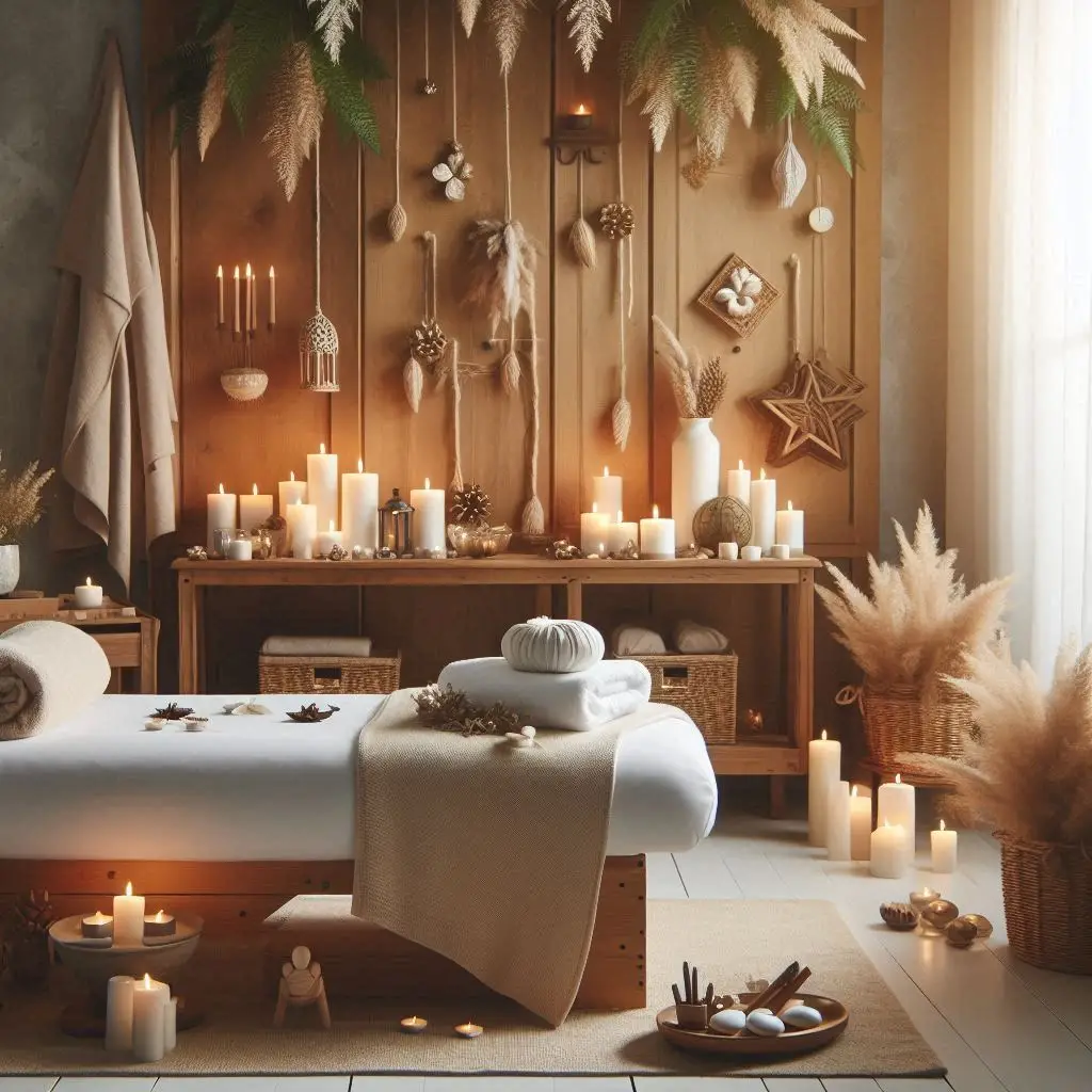 피부,체형관리 샵 배경