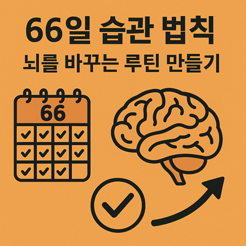 66일 습관 법칙 – 뇌를 바꾸는 루틴 만들기