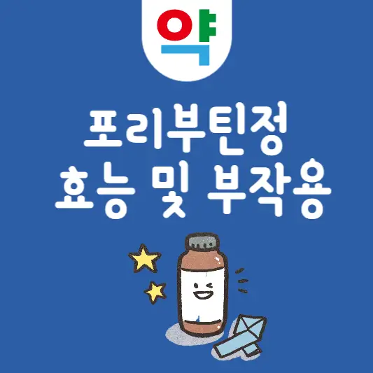 포리부틴정 효능 및 부작용