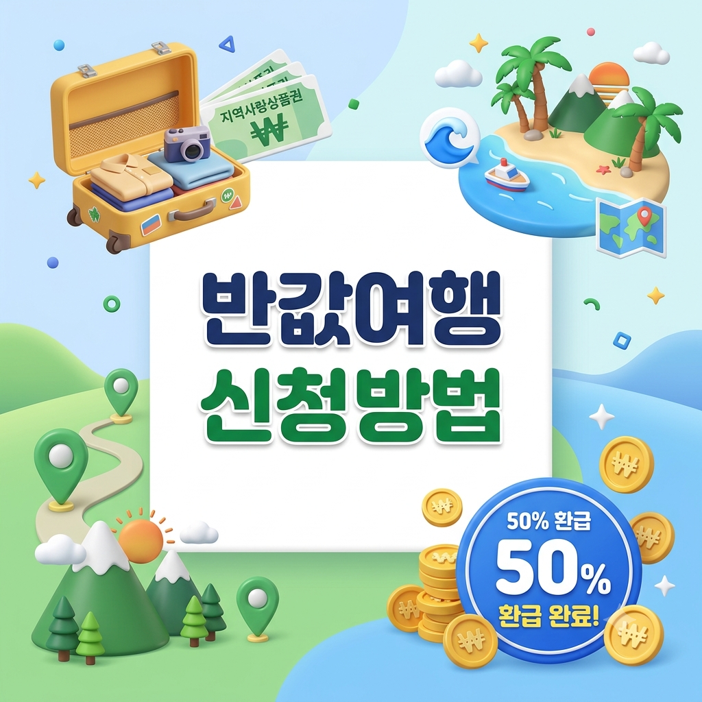 반값여행 신청 방법 여행경비 50% 환급 썸네일