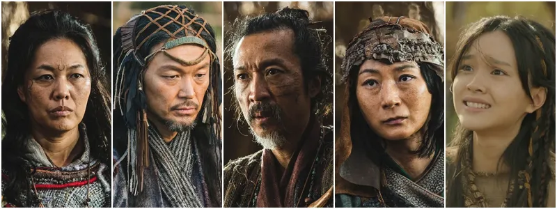 드라마 아라문의 검에서 아고 연합 관료 등장인물 수하나, 술사강, 파사, 초사이, 묘니타