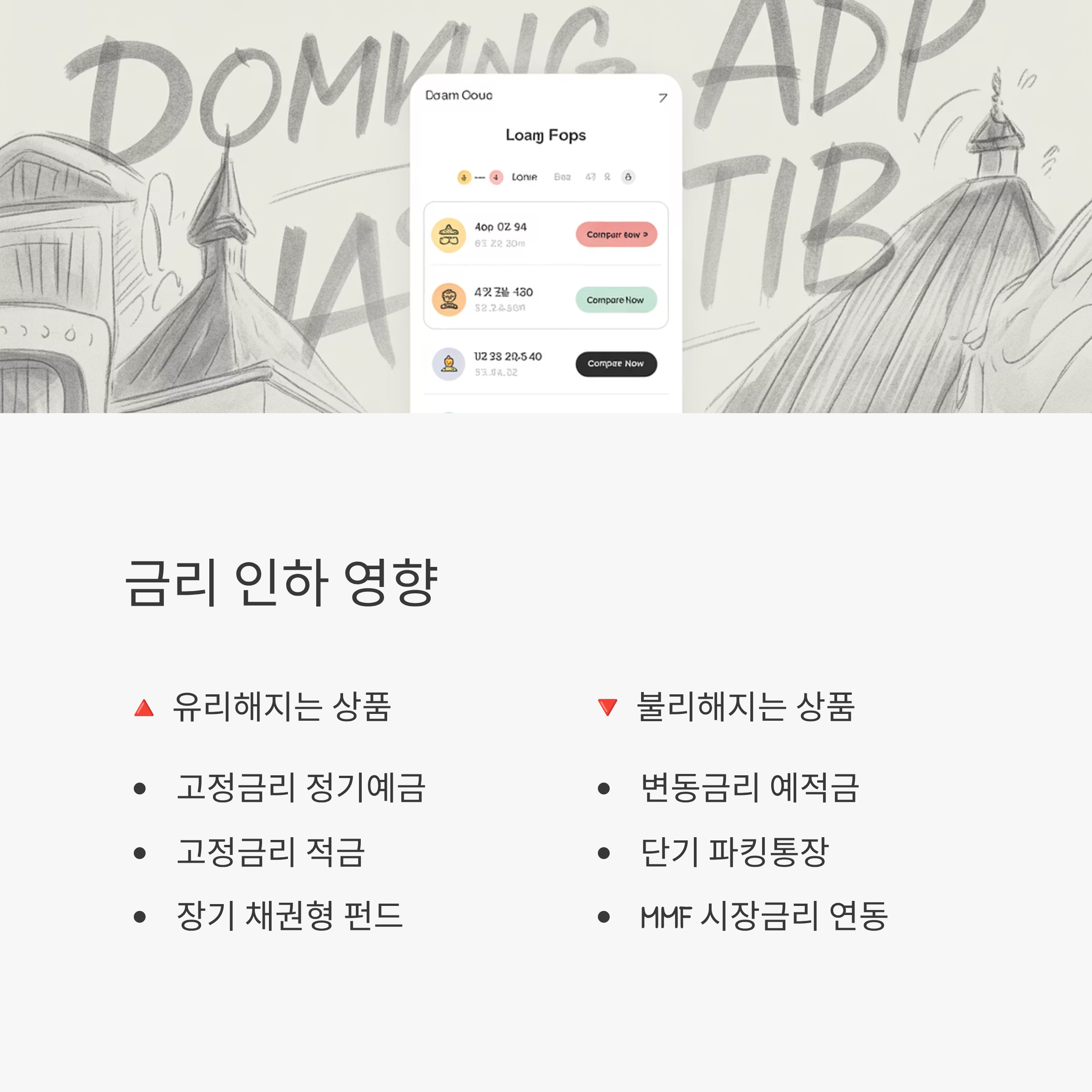 금리 인하가 내 금융상품에 미치는 영향